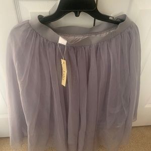 Esley Gray Skirt